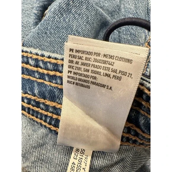 American Eagle Womens Low Rise Maxi Denim Skirt Size 2 Medium Wash Cargo Pocket - Picture 8 of 12